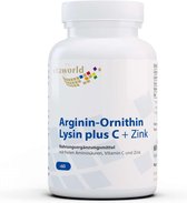 Vitaworld Arginine-Ornithine-Lysine + C + Zink 60 capsules