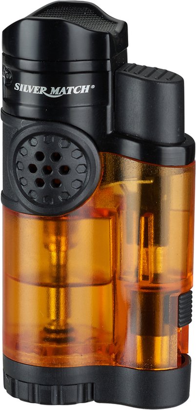 Colibri aansteker triple flame Ascari zwart-zilver