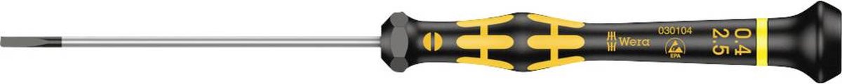 Wera micro gleuf schroevendraaier - 0.40 x 2.5 x 80mm