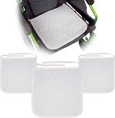 Mobiclinic Incontinentie onderlegger - Herbruikbaar - Voor rolstoelen - 450 wasbeurten - Set van 3