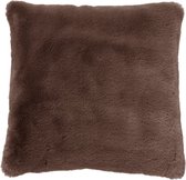 Dutch Decor ZAYA - Sierkussen 60x60 cm - Chocolate Martini - marron foncé - Coussin intérieur inclus