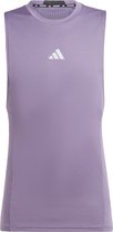 adidas Performance Designed for Training Workout HEAT.RDY Tanktop - Heren - Paars- L