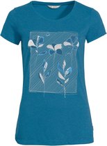 Vaude Skomer Print T-shirt à manches courtes Blauw 34 Femme