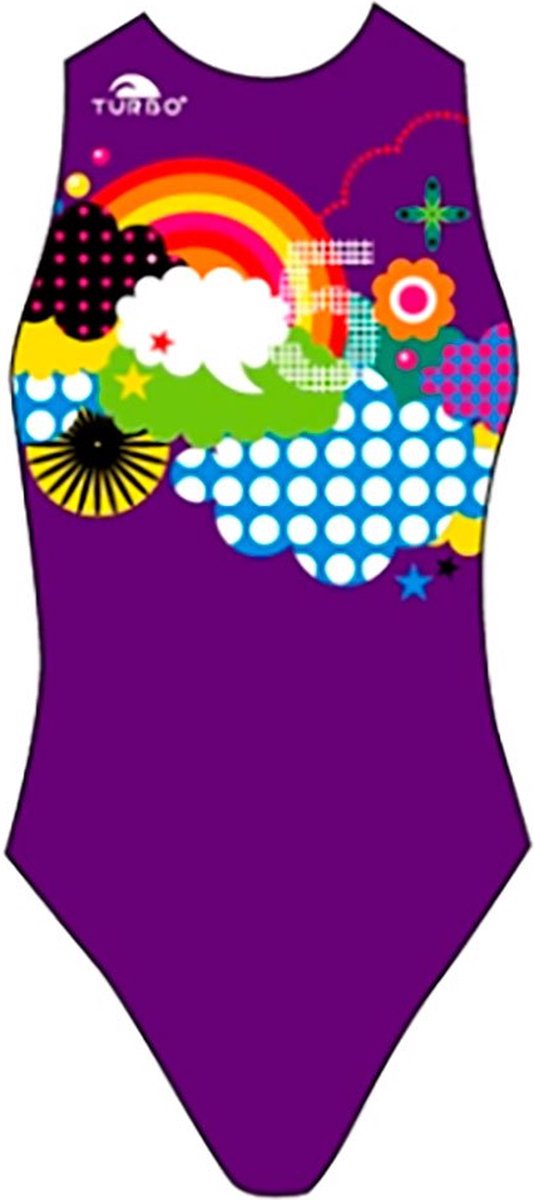Turbo Rainbow Zwemkleding Paars L Vrouw Purple
