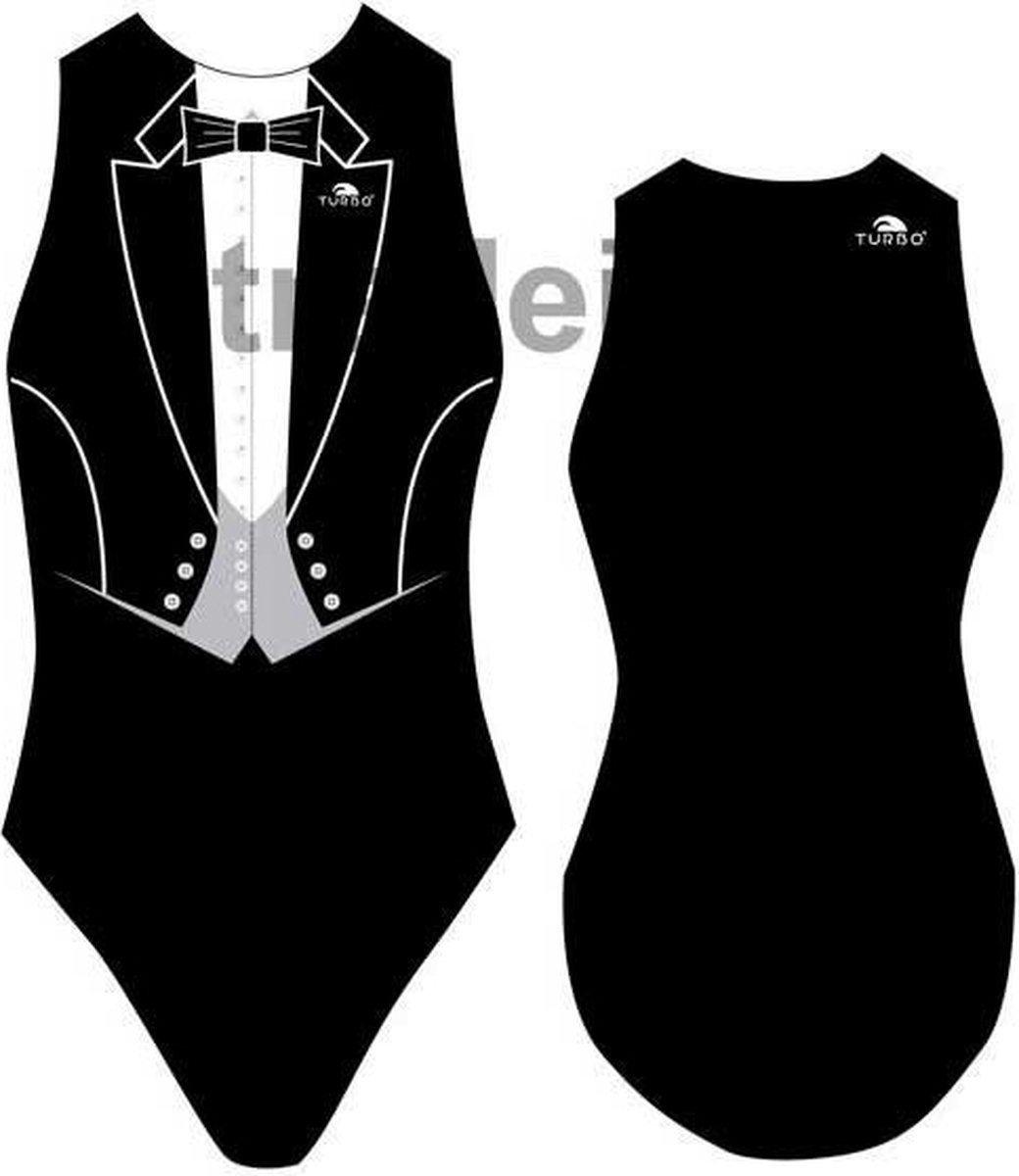 Turbo Smoking Zwemkleding Zwart XL Vrouw Black / White