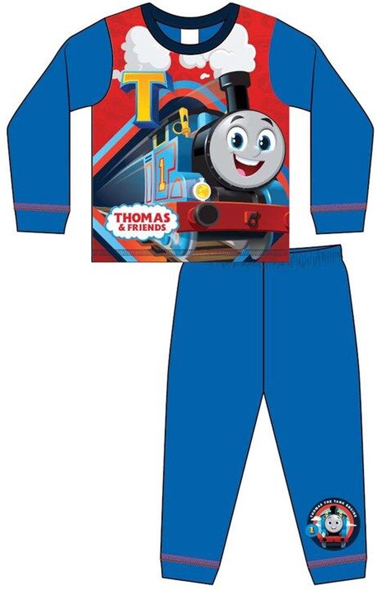 Thomas de Trein pyjama - blauw - Thomas en Friends pyama - maat 92