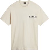 Napapijri S-hill 1 Korte Mouwen Ronde Hals T-shirt Beige S Man