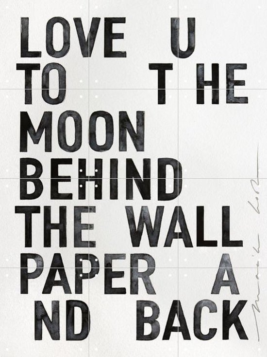 IXXI Wallpaper - Wanddecoratie - Typografie en quotes - 60 x 80 cm