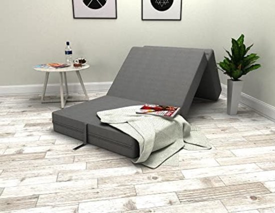 Schuimmatras - Campingmatras - 80 x 195 x 15 cm - Grijs van The Friendly Swede — afbeelding 3