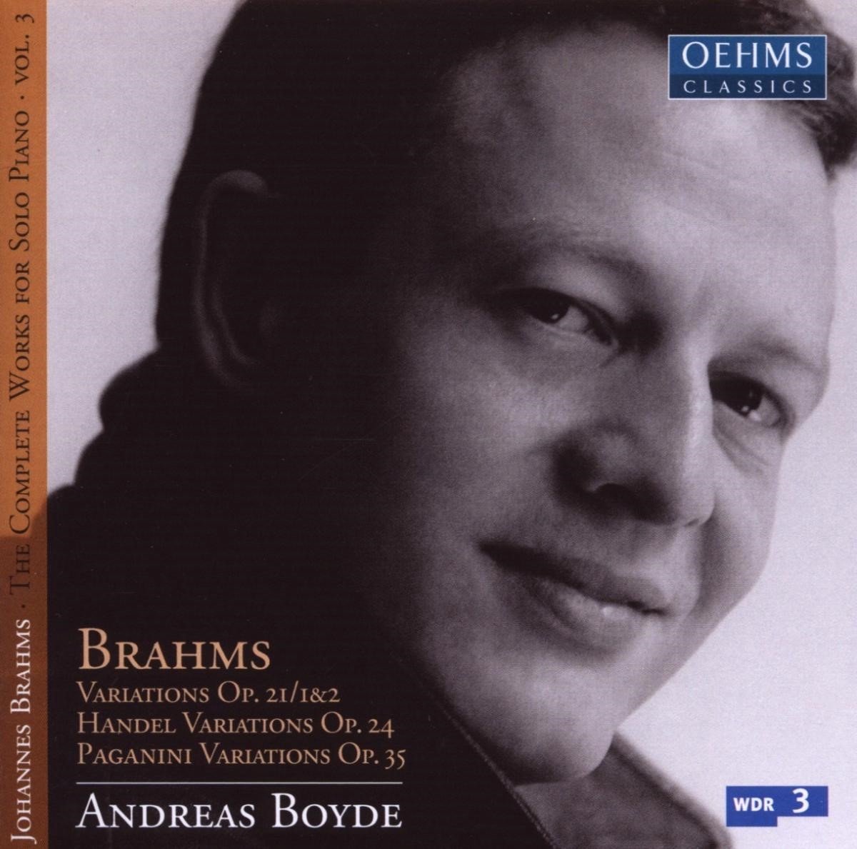 Andreas Boyde - Brahms: The Complete Works For Solo Piano V (CD)