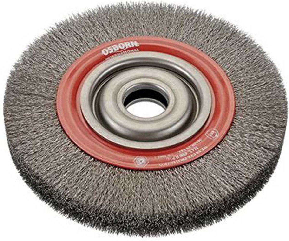 Osborn 9902554461 178x23x38 Mm Ronde Golvende Draadborstel Zilver