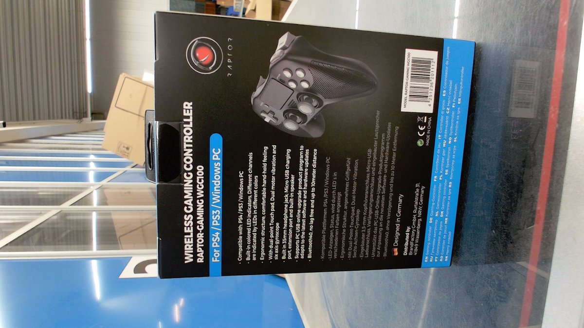 Gaming Raptor Controller WGC-100 | Zwart voor Draadloze PS4 - bol