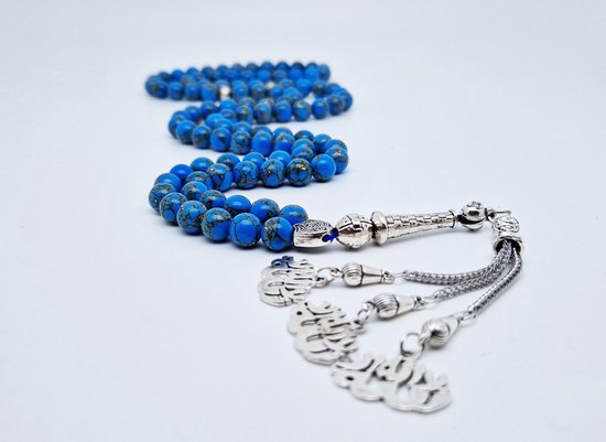 Agaat Natuursteen Armband | Blue Yellow