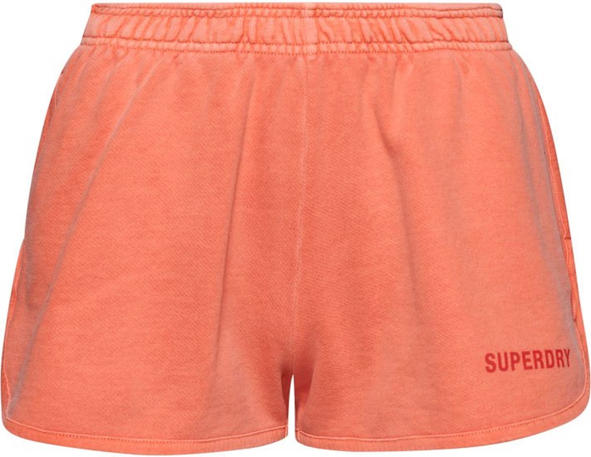 Superdry Code Core Sport Sweatshort Korte Broek L Vrouw Koraal