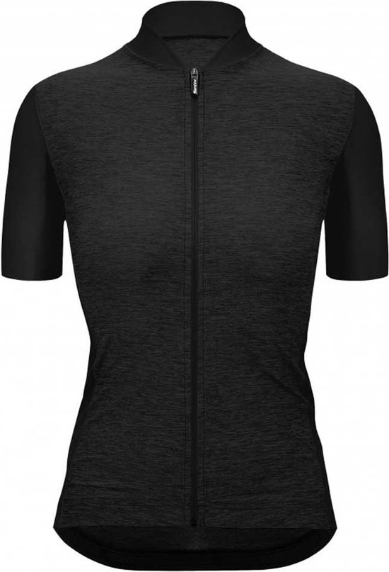 Santini Colore Puro Korte Mouw Wielertrui Zwart M Vrouw bol