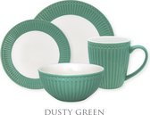 GreenGate Alice Dusty Green Serviesset 4-delig - 1 persoons