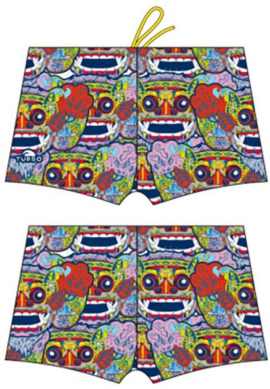 Maillot de bain Turbo Bali Tribal Blauw 4XL Homme