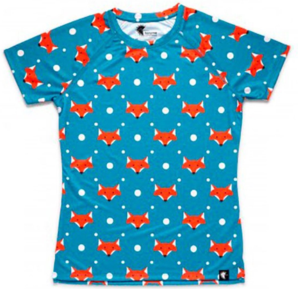 Hoopoe Fox T-shirt Met Korte Mouwen Blauw L Vrouw