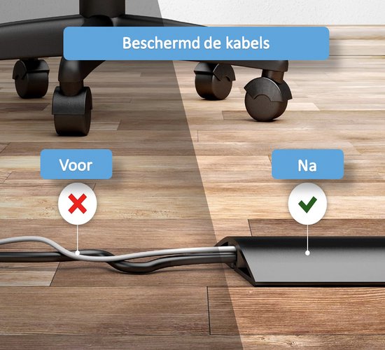 Welke kabelgoot voor op de vloer