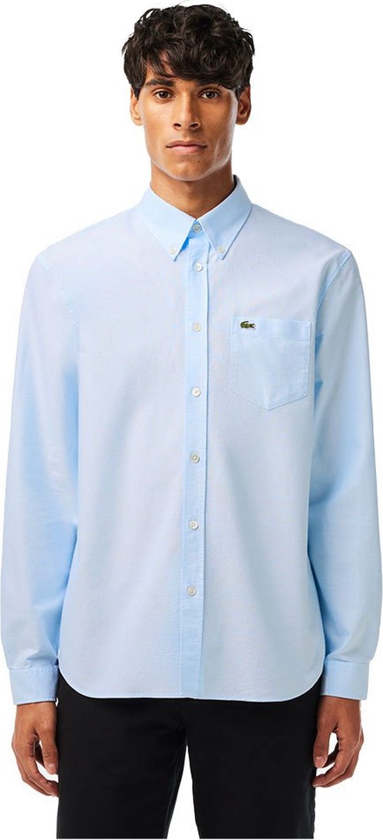 Lacoste Ch1911-00 Overhemd Met Lange Mouwen S Man Wit