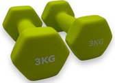 Padisport Dumbells Groen - 3kg Dumbells - Sport Gewichten Voor Thuis - Handgewichten - Halter - Gewichten Set Halters - Gewichten 3 Kg - Groen - Gewichten - Dumbells - Halters - Gewichtjes 3 Kg