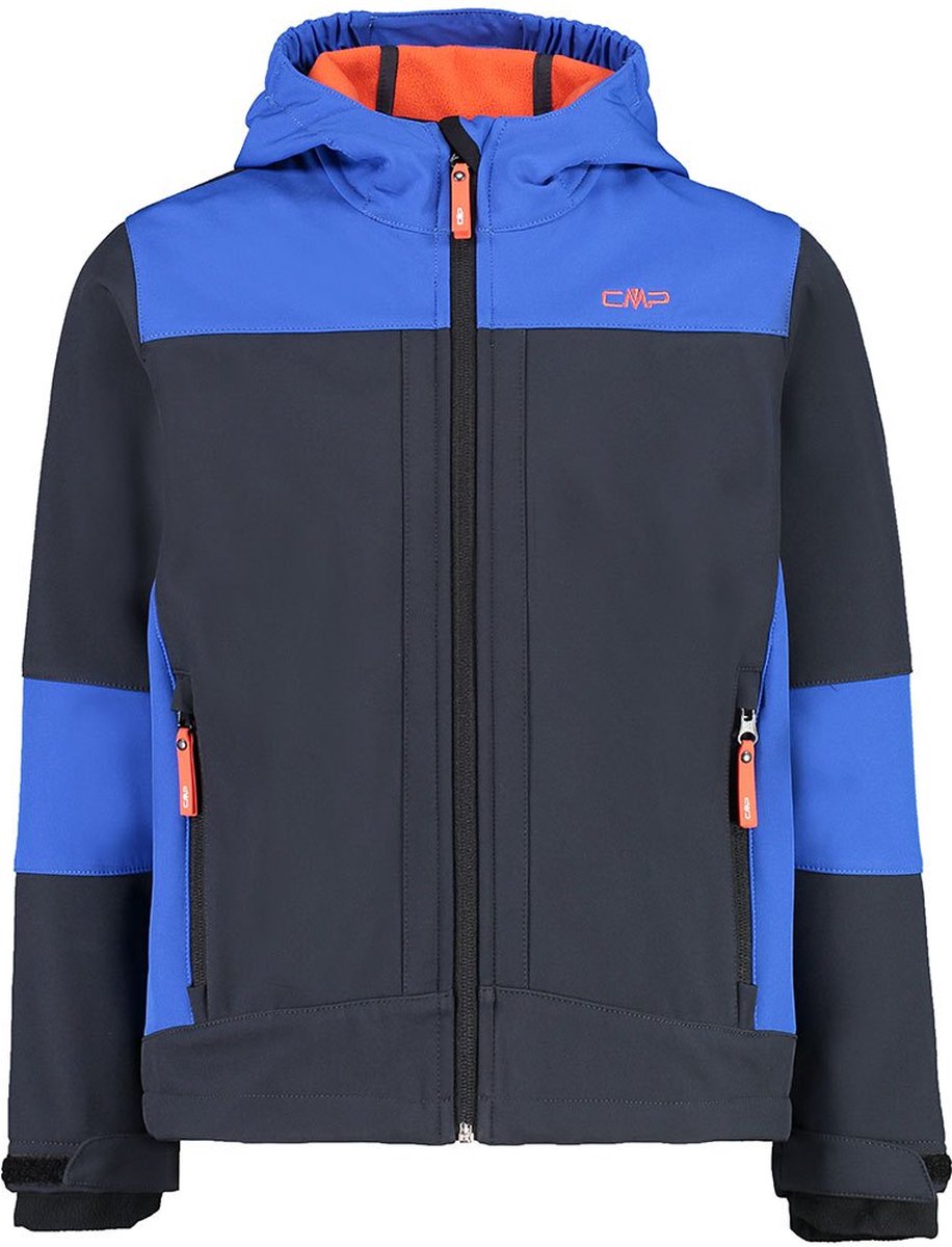 Cmp Fix Hood 3a00094 Softshelljack 24 Months Kinderen Blauw