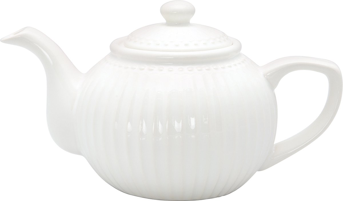 GreenGate Theepot Alice wit - 1 liter