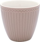 GreenGate Beker (Latte Cup) Alice hazelnut bruin 300ml Ø 10cm