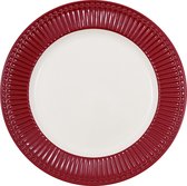 GreenGate Dinerbord Alice claret red (Ø 26.5 cm)