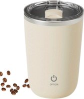 Livano Zelfroerende Beker - Zelfroerende Mok - Elektrische Beker - Self Stirring Mug - Cup - Koffie - Geel
