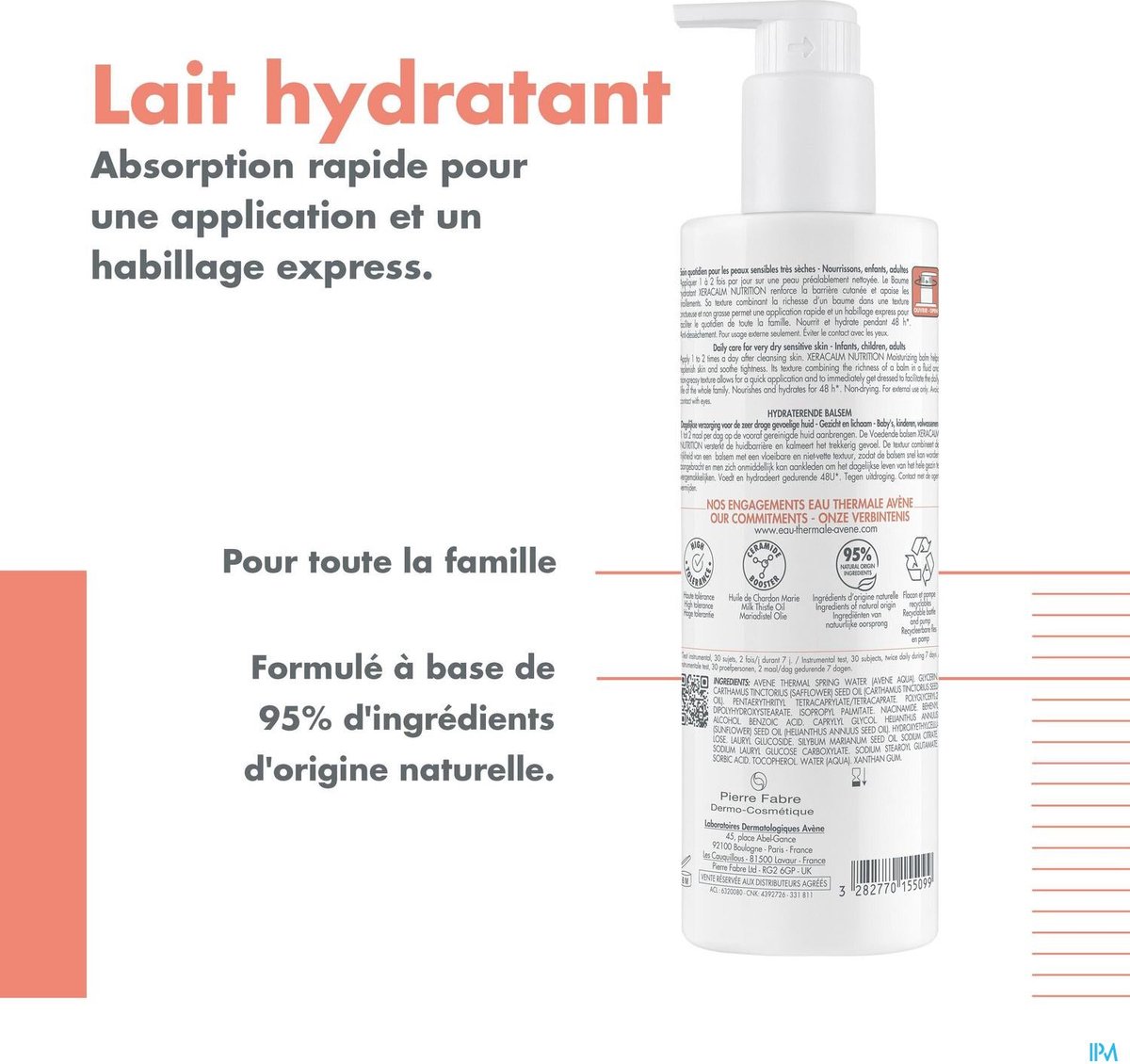 Goedkoopste Avène Xeracalm Nutrition Hydraterende Melk