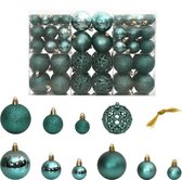 The Living Store Kerstballen - Onbreekbaar polystyreen - Diverse maten en stijlen - Gemakkelijk op te hangen - Lichtgewicht - Brede toepassing - Groen (150 karakters)