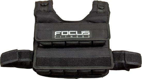 Focus Fitness - Gilet lesté - Gilet lesté - 20 kg - Ajustable | bol