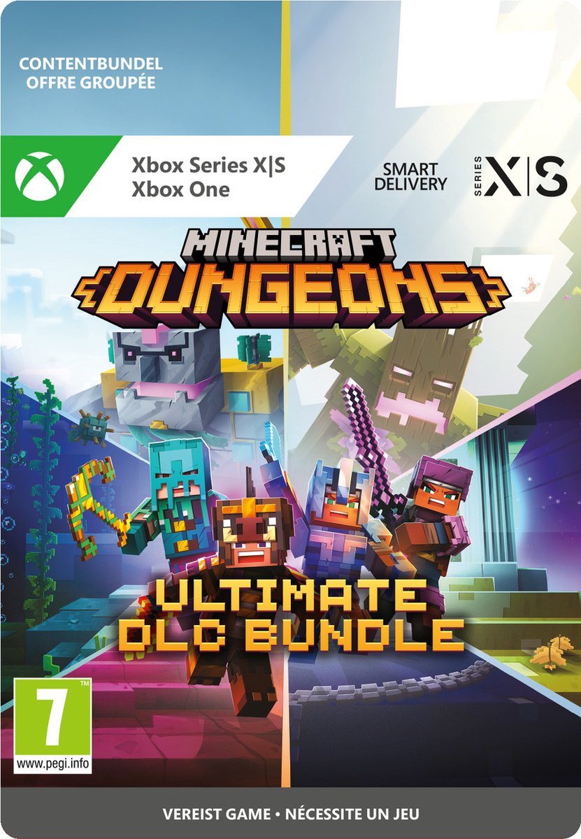 Minecraft Dungeons: Ultimate DLC Bundle - Xbox Series X|S & Xbox One Download op Prijzenvolger.com