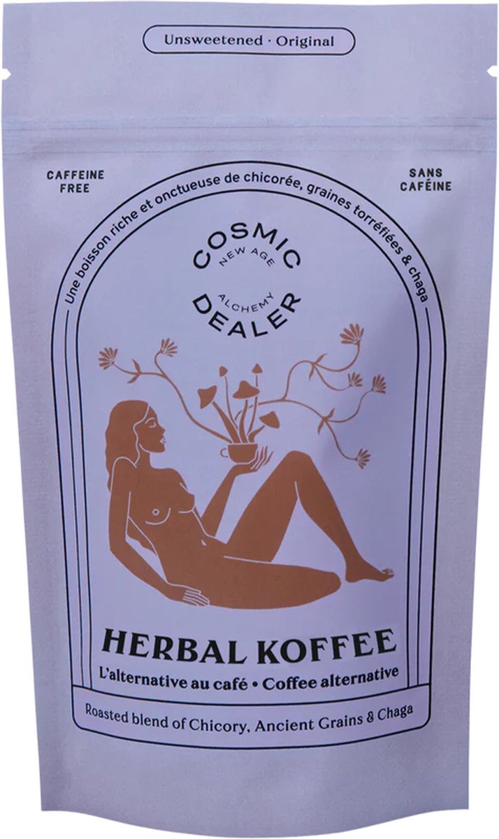 Cosmic Dealer - Herbal Koffee - Kruidenkoffie - All Natural Alternative - Adaptogeen - Paddenstoelen - Botanische Kruiden - Vegan