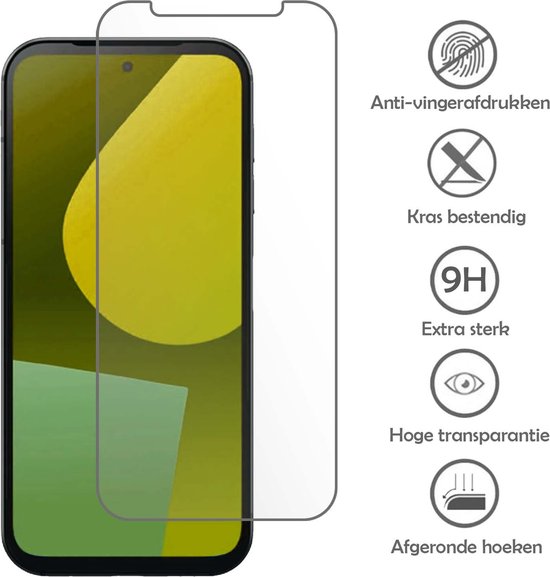 Fairphone 5 Protecteur d'écran Glas de protection Verre trempé - Fairphone 5 Protecteur d'écran Glas Extra Fort - 2 Pièces