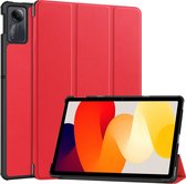 Case2go - Tablet hoes geschikt voor Xiaomi Redmi SE (2023) - Tri-fold Case - Auto/Wake functie - Rood