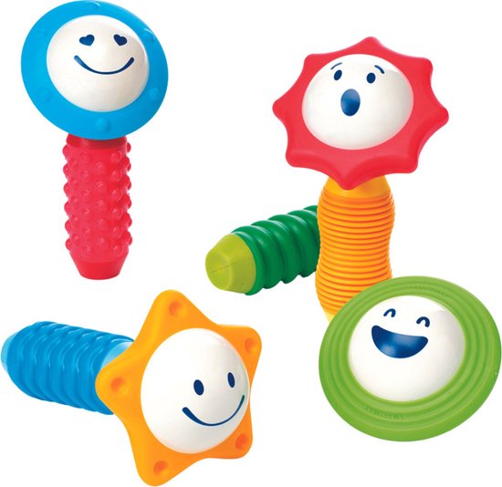 SmartMax My First Sounds & Senses - Magnetisch Sensorisch Speelgoed - 8-Delige Bouwset met Geluid en Structuur - Educatief Speelgoed voor Peuters - Vanaf 1 Jaar