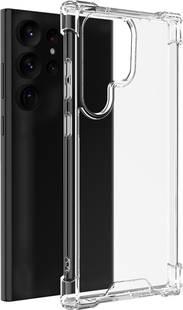 Fonu Stevig transparant Geschikt Voor Samsung S23 Ultra hoesje