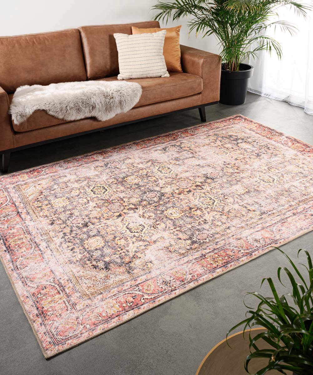 Vintage vloerkleed - Fade Prestige beige 152x230 cm