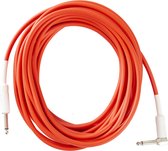 Fame Authentic Instrument Cable 9 m Red Straight/Angled - Gitaarkabel
