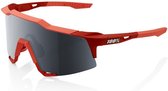 100% SPEEDCRAFT® - Soft Tact Coral - Black Mirror Lens + Clear Lens Included