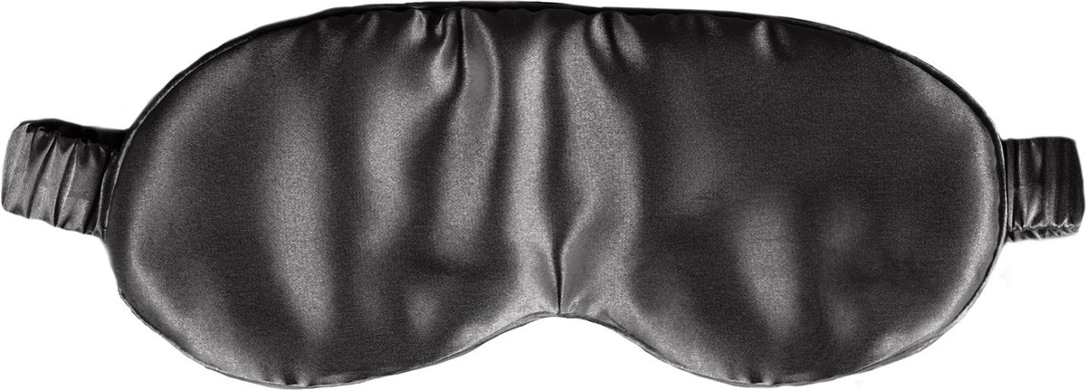 Dreamers Den 100% Moerbei Zijden Slaapmasker Donker Grijs
