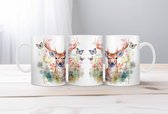 Tasse à café Auqarel Cerf 6