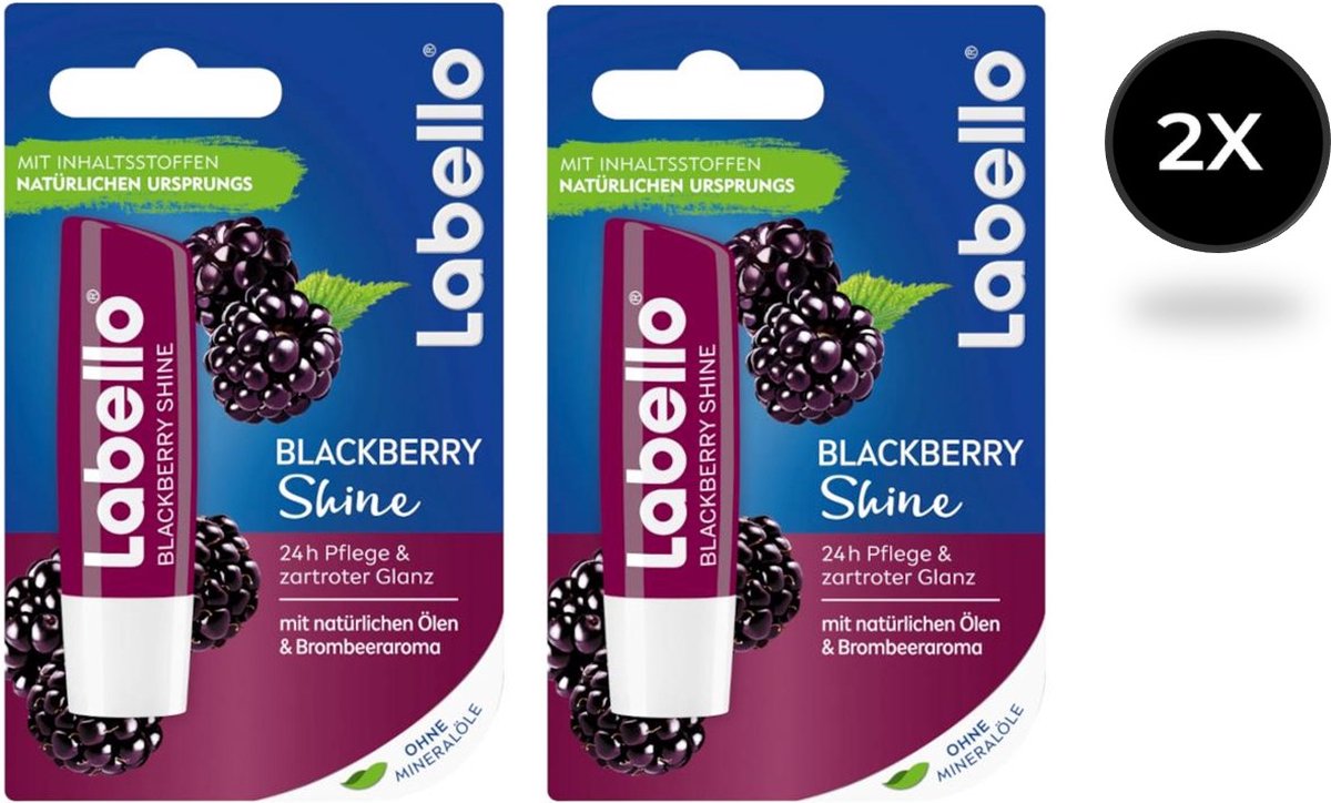 Labello Duopack Lippenbalsem - Blackberry Shine