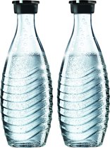 Carafes en verre SodaStream duopack - 0,7L - Convient uniquement pour Sodastream Crystal