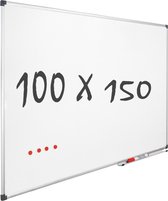 IVOL Whiteboard 100x150cm - Magnetisch - Gelakt staal - Met montagemateriaal