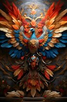 Phoenix Poster - Fenix - Fenix Beeld - posters - formaat 60x90cm - Wanddecoratie - 1146MT