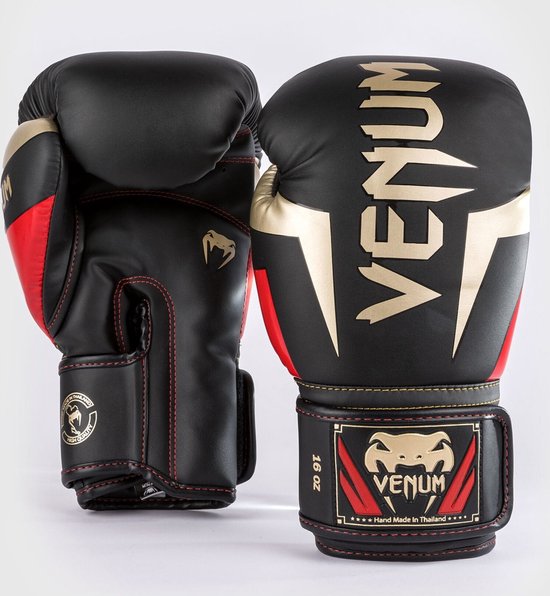 Gants de boxe Venum Elite Evo noir / bronze > Livraison Gratuite