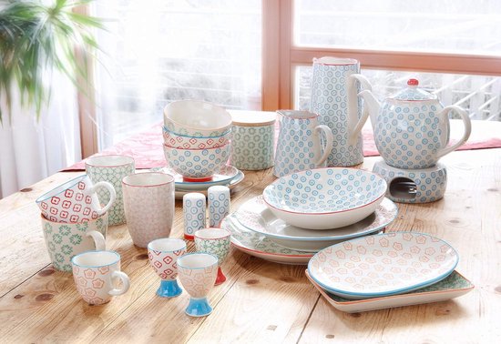 bloomingville Bord Mok 'Bunny' - BLAUW